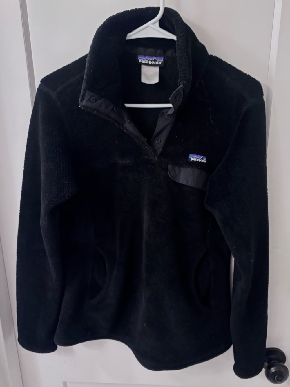 Patagonia Women's Re-Tool Snap-T Pullover Black Medium